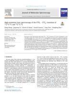 High-resolution laser spectroscopy of the A ̃ 1 Pi u - X ̃ 1 Sigma g+ transition of 13C12C12C and 12C13C12C