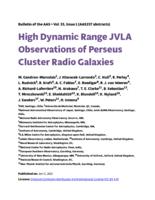 High dynamic range JVLA observations of Perseus Cluster Radio Galaxies