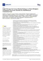 Light therapy for cancer-related fatigue in (non-)Hodgkin lymphoma survivors