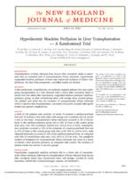 Hypothermic machine perfusion in liver transplantation