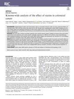 Kinome-wide analysis of the effect of statins in colorectal cancer (Mar, 10.1038/s41416-021-01318-9, 2021)