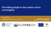 Providing depth to the notion of tax sovereignty