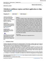 Globaltest confidence regions and their application to ridge regression