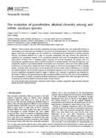 The evolution of pyrrolizidine alkaloid diversity among and within Jacobaea species