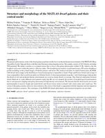 Structure and morphology of the MATLAS dwarf galaxies and their central nuclei