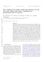 The evolution of the galaxy stellar-mass function over the last 12 billion years from a combination of ground-based and HST surveys