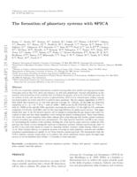 The formation of planetary systems with SPICA