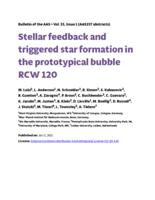 Stellar feedback and triggered star formation in the prototypical bubble RCW 120