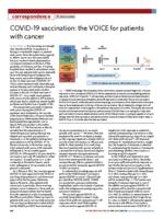 COVID-19 vaccination: the VOICE for patients with cancer