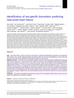 Identification of sex-specific biomarkers predicting new-onset heart failure