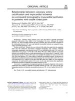 Relationship between coronary artery calcification and myocardial ischemia on computed tomography myocardial perfusion in patients with stable chest pain