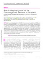 Role of adenylate cyclase 9 in the pharmacogenomic response to dalcetrapib clinical paradigm and molecular mechanisms in precision cardiovascular medicine