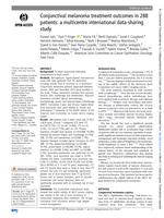 Conjunctival melanoma treatment outcomes in 288 patients