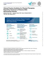 Clinical practice guideline for physical therapists regarding treatment of patients with rheumatoid arthritis