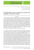 The relationship of types of exploration activities with originality of visual arts designs