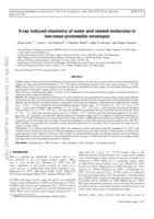 X-ray-induced chemistry of water and related molecules in low-mass protostellar envelopes