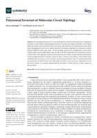 Polynomial invariant of molecular circuit topology