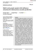 Multi-scale graph capsule with influence attention for information cascades prediction