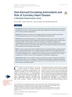 Diet-derived circulating antioxidants and risk of coronary heart disease a Mendelian randomization study