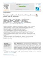 Original Research Neoadjuvant ipilimumab plus nivolumab in synchronous clinical stage III melanoma