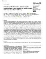 Functional performance after complex endovascular aortic repair