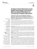 A study of novel exploratory tools, digital technologies, and central nervous system biomarkers to characterize unipolar depression