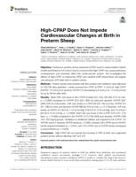 High-CPAP does not impede cardiovascular changes at birth in preterm sheep