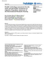 Health technology assessment for the acute and preventive treatment of migraine