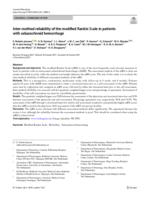 Inter-method reliability of the modified Rankin Scale in patients with subarachnoid hemorrhage