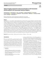 Optical imaging compared to clinical examination in 484 rheumatoid arthritis patients