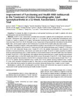 Improvement of functioning and health with ixekizumab in the treatment of active nonradiographic axial spondyloarthritis in a 52-week, randomized, controlled trial