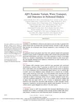 AQP1 promoter variant, water transport, and outcomes in peritoneal dialysis