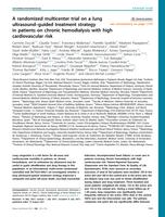 A randomized multicenter trial on a lung ultrasound-guided treatment strategy in patients on chronic hemodialysis with high cardiovascular risk see commentary