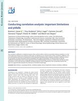 Conducting correlation analysis: important limitations and pitfalls