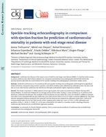 Speckle-tracking echocardiography in comparison with ejection fraction for prediction of cardiovascular mortality in patients with end-stage renal disease