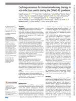 Evolving consensus for immunomodulatory therapy in non-infectious uveitis during the COVID-19 pandemic