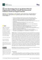 Macular hemorrhage due to age-related macular degeneration or retinal arterial macroaneurysm