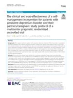 The clinical and cost-effectiveness of a self-management intervention for patients with persistent depressive disorder and their partners/caregivers