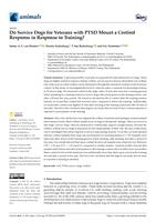 Do service dogs for veterans with PTSD mount a cortisol response in response to training?