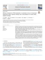 Efficacy of immersive PTSD treatments: a systematic review of virtual and augmented reality exposure therapy and a meta-analysis of virtual reality exposure therapy