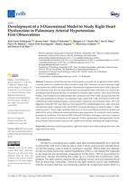 Development of a 3-dimensional model to study right heart dysfunction in pulmonary arterial hypertension