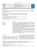 Diagnostic accuracy of four different D-dimer assays