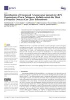 Identification of compound heterozygous variants in LRP4 D\demonstrates that a pathogenic variant outside the third beta-propeller domain can cause sclerosteosis