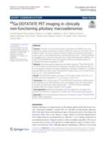 Ga-68-DOTATATE PET imaging in clinically non-functioning pituitary macroadenomas