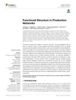 Functional structure in production networks