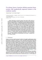 On solving classes of positive-definite quantum linear systems with quadratically improved runtime in the condition number