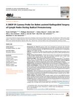 A DROP-IN gamma probe for robot-assisted radioguided surgery of lymph nodes during radical prostatectomy