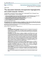 The association between intraoperative hyperglycemia and cerebrovascular markers