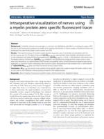 Intraoperative visualization of nerves using a myelin protein-zero specific fluorescent tracer