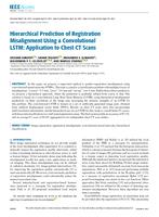 Hierarchical prediction of registration misalignment using a convolutional LSTM